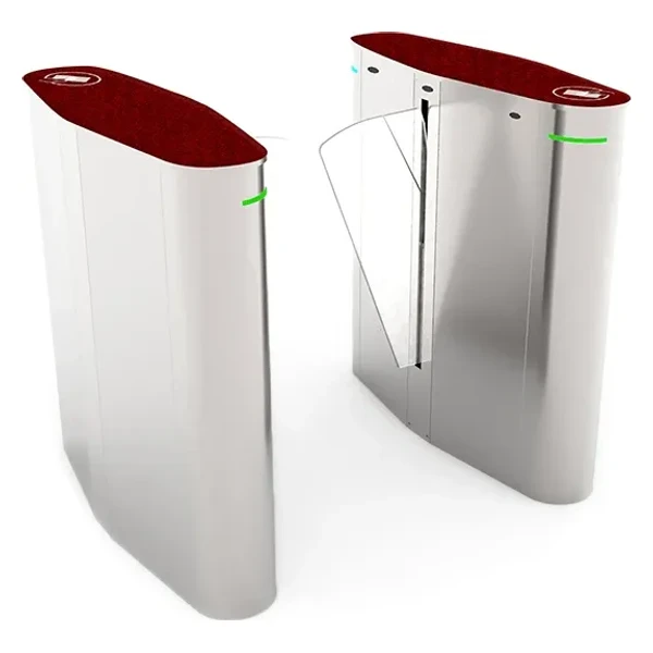 TDM-FL100-XL Geniş Koridorlu Engelli Uyumlu Optik Flap Turnike — Tudem TDM-FL100-XL