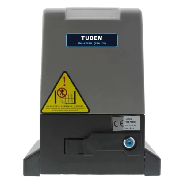 TDM-KM800 800 Kg Kapasiteli Endüstriyel Yana Kayar Bahçe ve Otopark Kapı Motoru — Tudem TDM-KM800