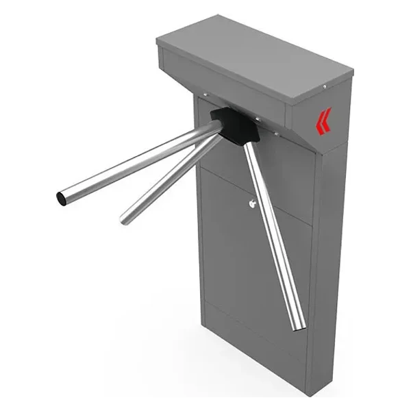TDM-TRC100-G Antrasit Gri Elektrostatik Boyalı Tek Ayaklı Turnike — Tudem TDM-TRC100-G